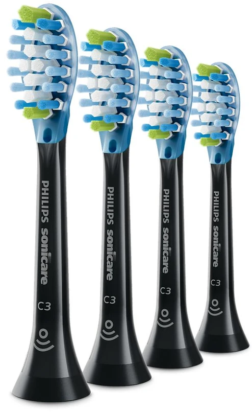 4 dalių šepetėlių galvučių pakuotė Philips Sonicare Premium Plaque Defence HX9044/88