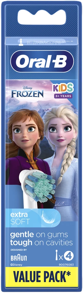 Dantų šepetėlis Braun Oral-B Kids Frozen II elektrinio dantų šepetėlio antgaliai EB10S-4 (4 vnt.)