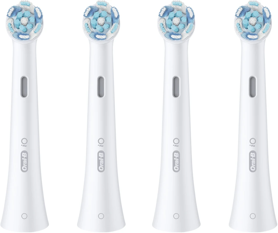 Dantų šepetėlis Elektrinio dantų šepetėlio galvutė Oral-B iO UltimateClean CWF-4, balta sp., 4 vnt.