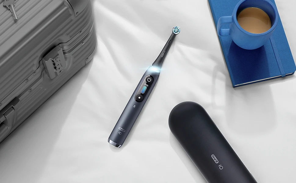 Elektrinis dantų šepetėlis Oral-B iO8, juodas
