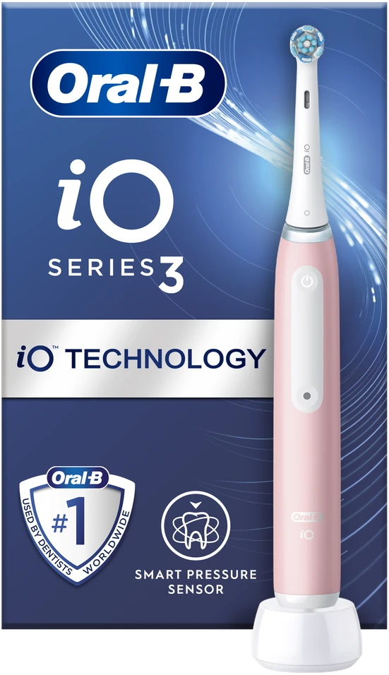 Dantų šepetėlis Elektriskā zobu birste Oral-B iO Series 3, rozā