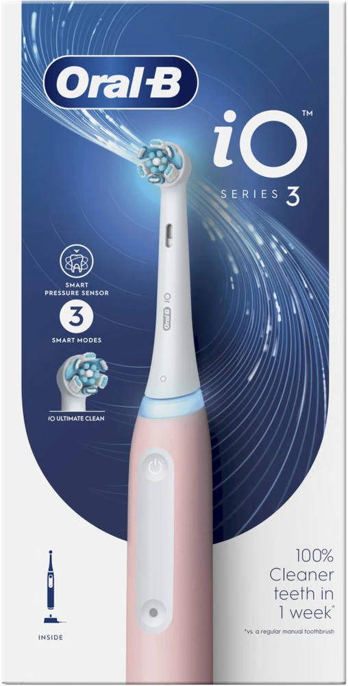 Dantų šepetėlis Elektriskā zobu birste Oral-B iO Series 3, rozā