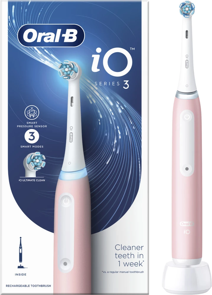 Dantų šepetėlis Elektriskā zobu birste Oral-B iO Series 3, rozā