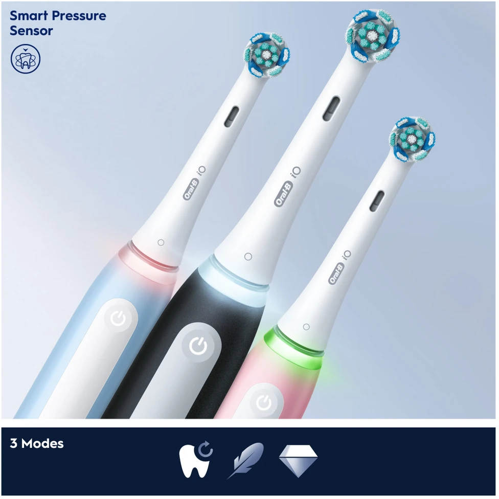 Elektrinis dantų šepetėlis Oral-B iO Series 3, juoda sp.