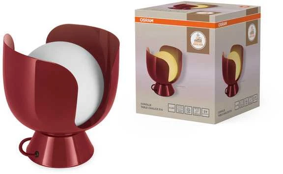 Osram Stalo šviestuvas COROLLE, E14, raudonas