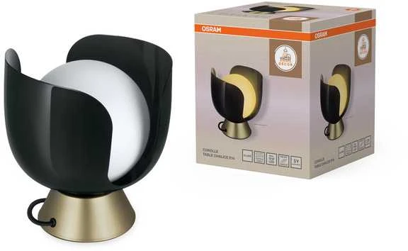 Osram Stalo šviestuvas COROLLE, E14, juodas