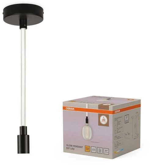 Osram Pakabinamas šviestuvas GLOW PENDULUM, E27, juodas