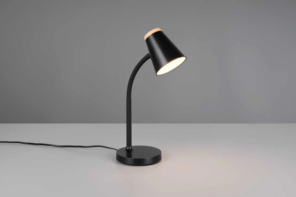 REALITY PONGO LED TABLE LAMP Juodas