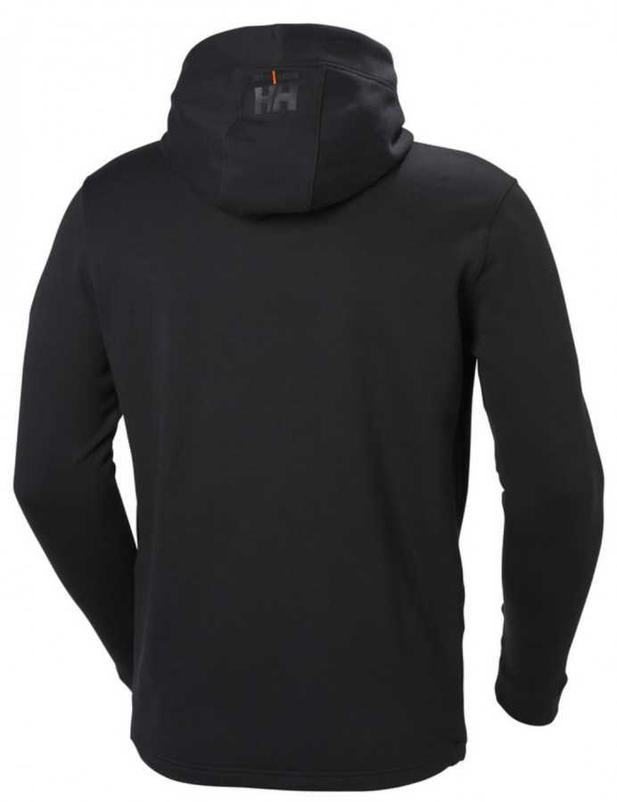 Helly Hansen Chelsea džemperis 79197 su gobtuvu ir užtrauktuku, juodas XL
