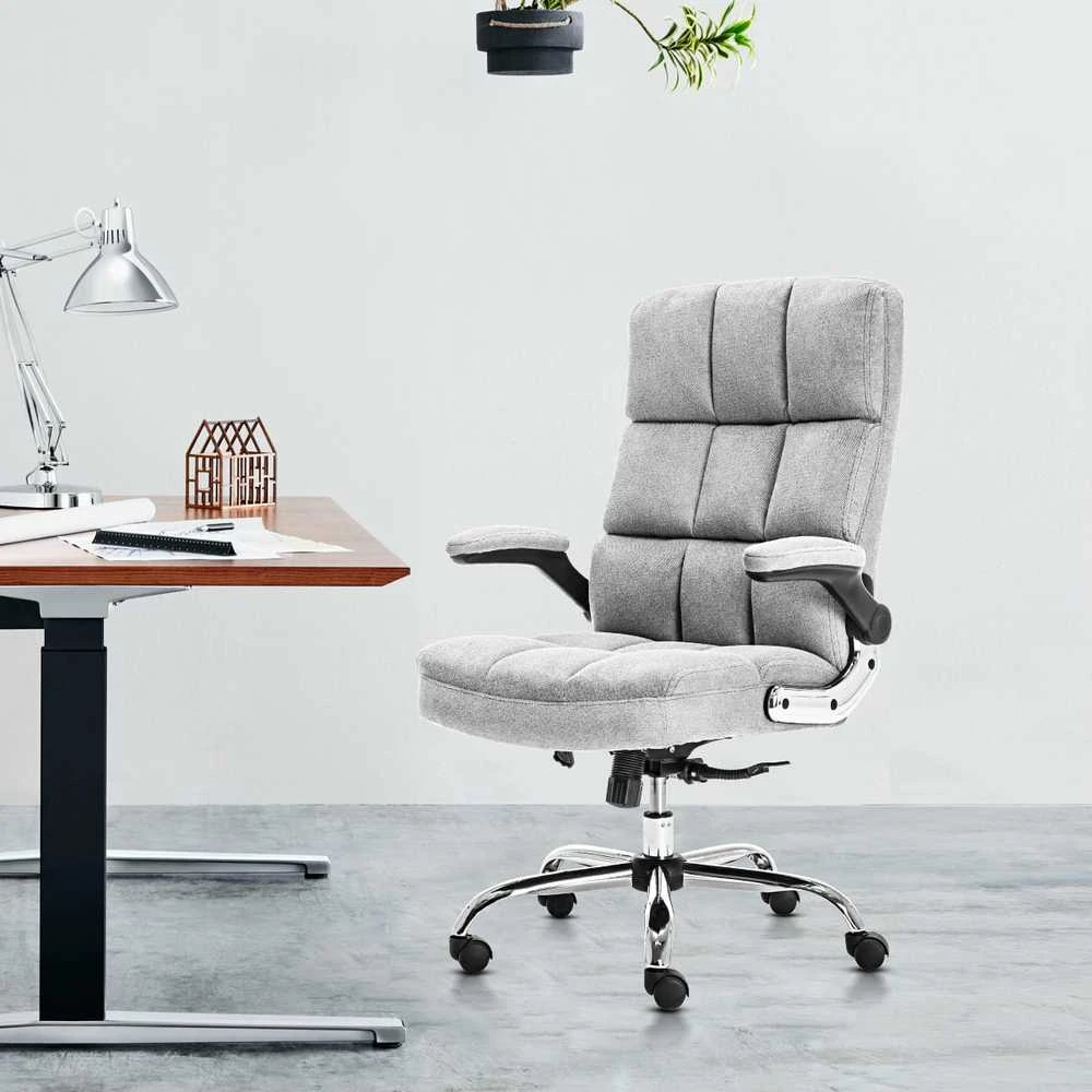 Biuro kėdė Domoletti 3288 3288, 52 x 53 x 106 - 116 cm, pilka spalva