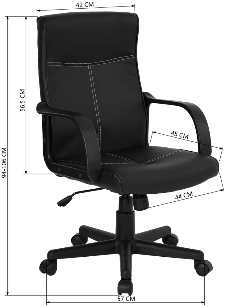 Book On Demand CHAIR Juodas TVEIT 56X66.5X108CM