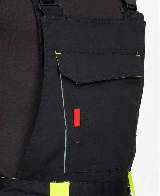Darbinis puskombinezonis Ardon, juoda/geltona, XXL dydis