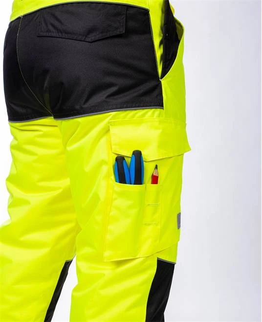 Darbinis puskombinezonis Ardon, juoda/geltona, XL dydis
