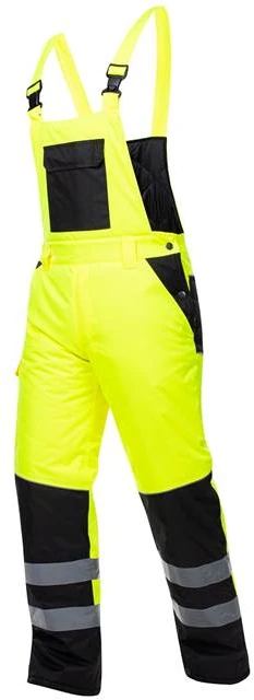 Darbinis puskombinezonis Ardon, juoda/geltona, XL dydis
