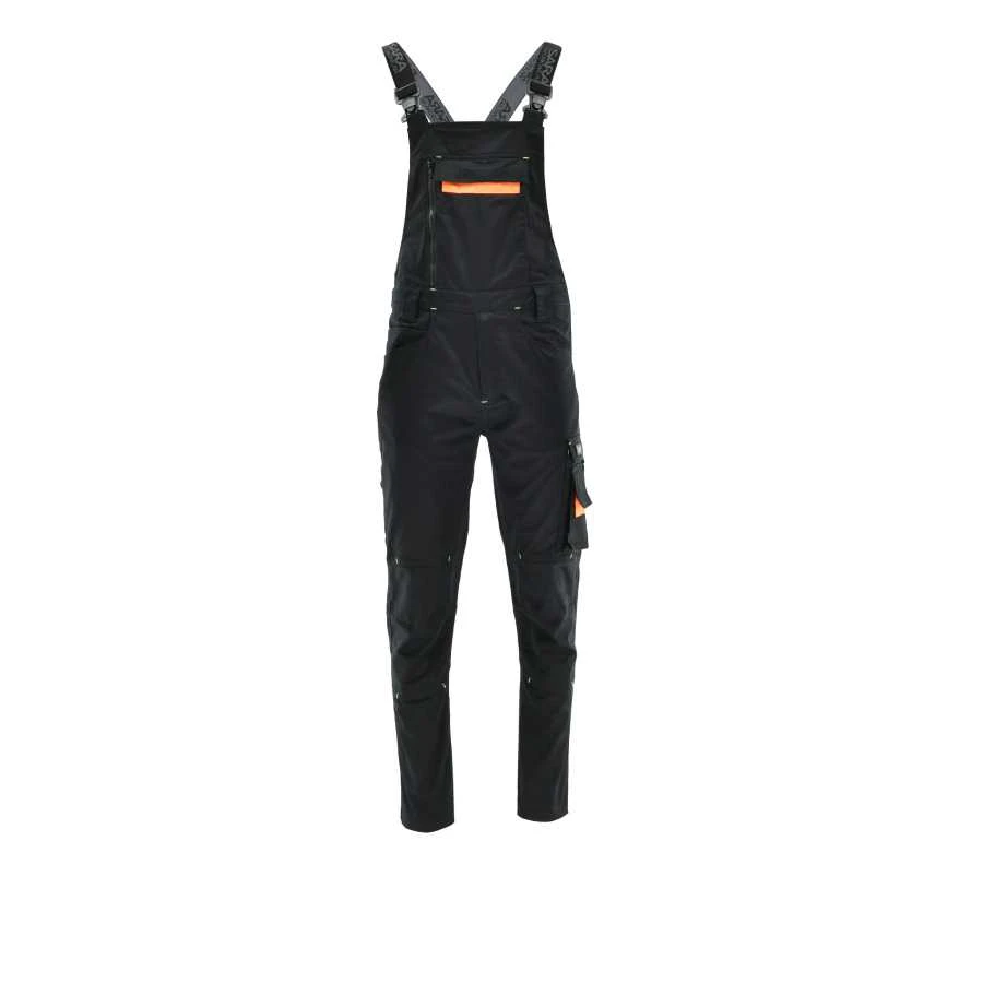 Darba puskombinezons Sara Workwear Comfort, melna krās./oranža krās., XXL dydis