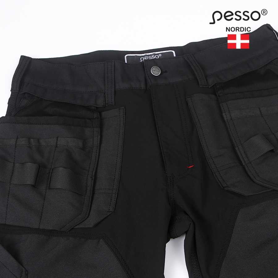 Darbiniai šortai Pesso Titan Flexpro, pilkos spalvos, C52 dydis