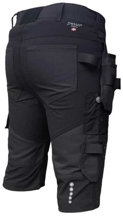 Darbiniai šortai Pesso Titan Flexpro, pilkos spalvos, C52 dydis