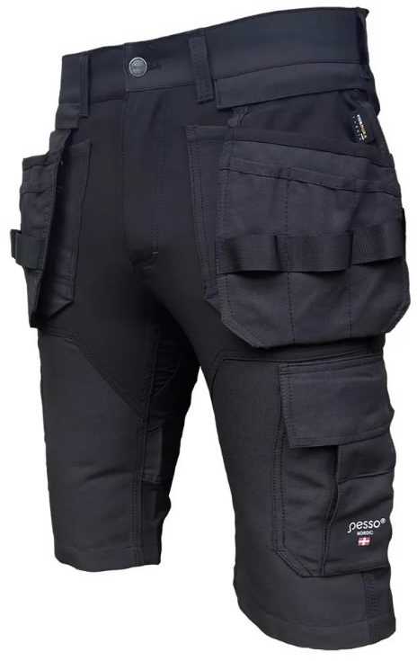 Darbiniai šortai Pesso Titan Flexpro, pilkos spalvos, C52 dydis