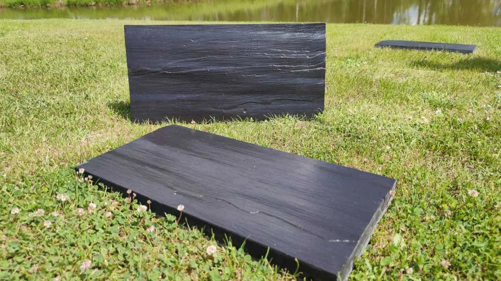 Nežinomas Sodo plytelė Skalūnas, 600 x 300 x 45 mm, antracito