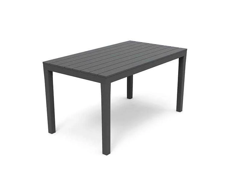 Lauko stalas Progarden Sumatra, pilka sp., 138 cm x 80 cm x 72 cm