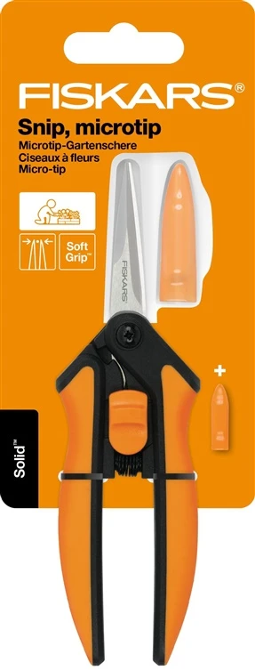 Dārza šķēres Fiskars Solid Microtip SP13, 140 mm