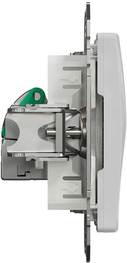 Schneider Electric Sedna Design RJ45 cat.5e UTP kompiuterio lizdas sidabrinis aliuminis SDD113451