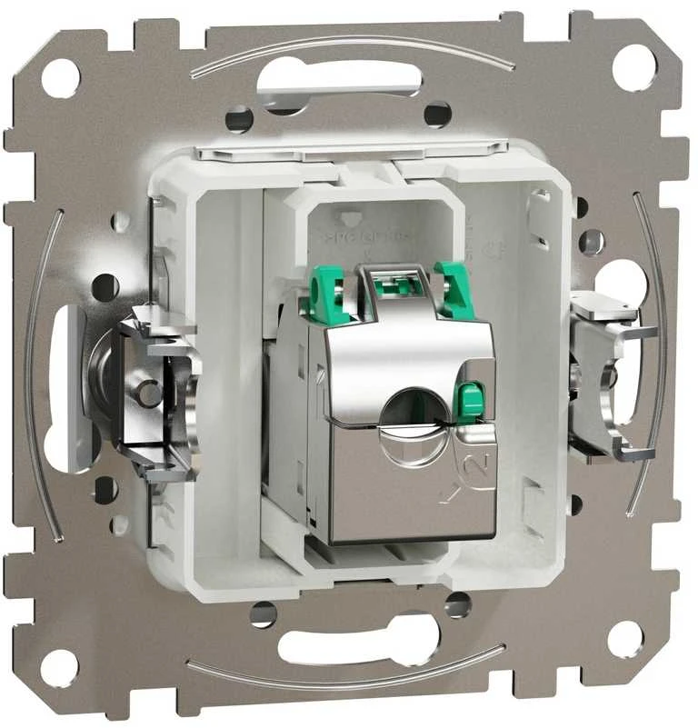 Schneider Electric Sedna Design RJ45 cat.5e UTP kompiuterio lizdas sidabrinis aliuminis SDD113451