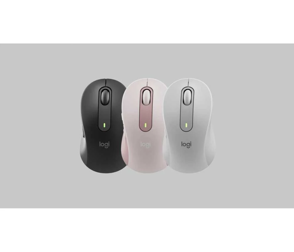 Tyli belaidė pelė Logitech M220, Juoda