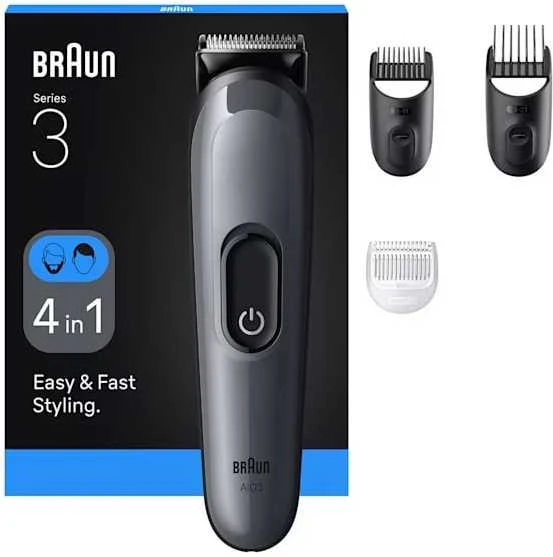 Barzdaskutė AIO3500 Braun Kirpimo Rinkinys Viskas Viename 4in1