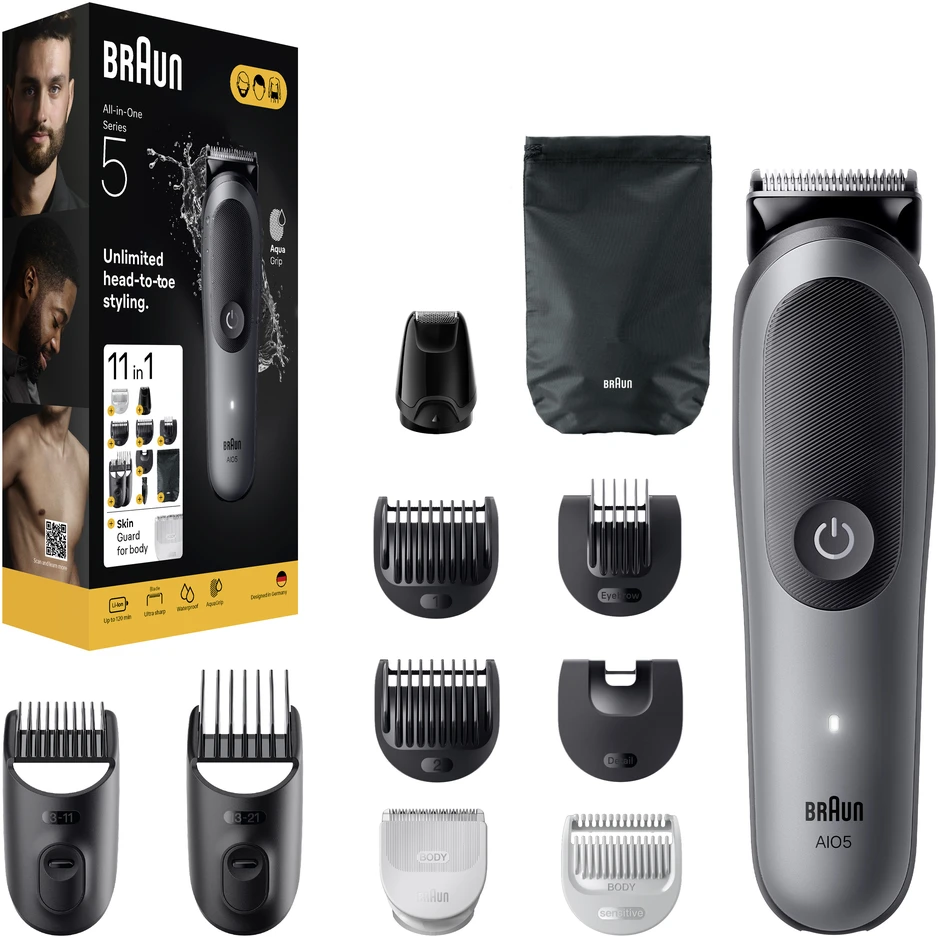 AIO5560 Braun Kirpimo Rinkinys Viskas Viename 11in1