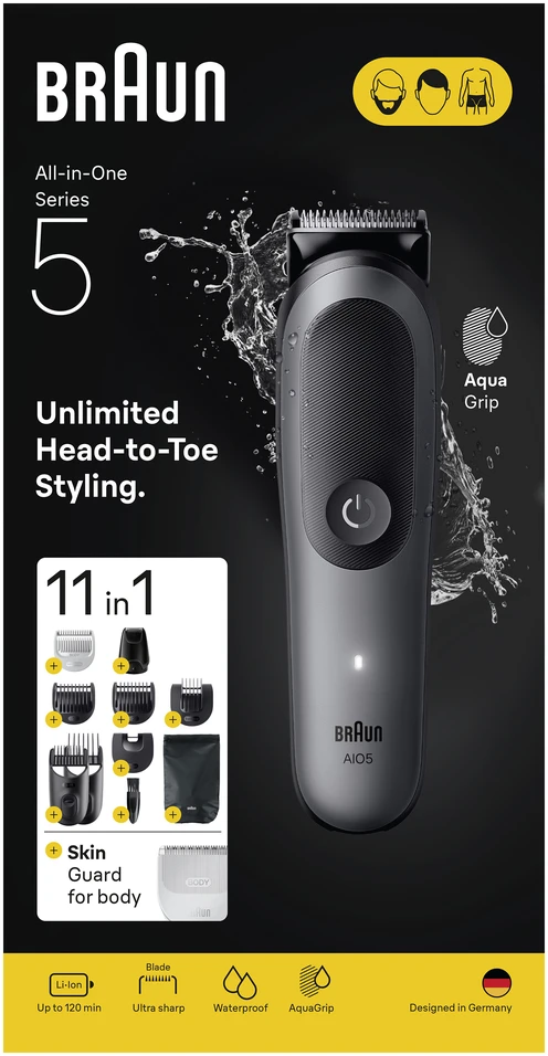 AIO5560 Braun Kirpimo Rinkinys Viskas Viename 11in1