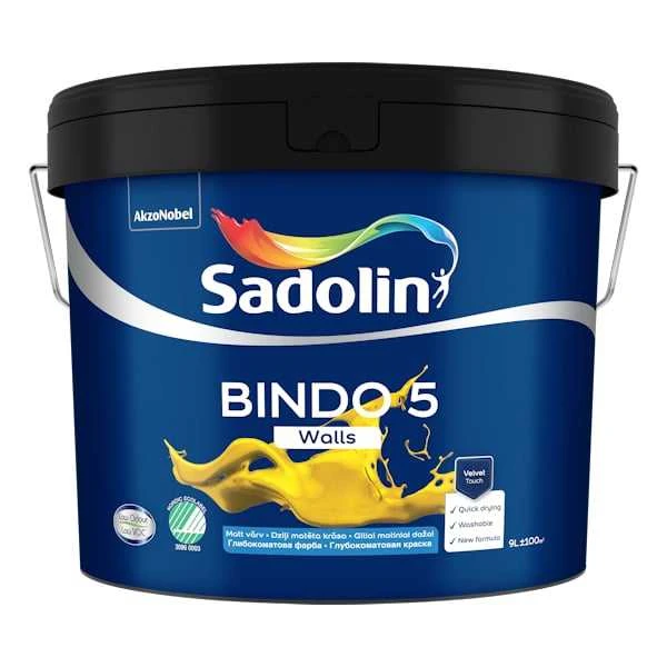 Dažai Sadolin Bindo 5, balta sp., 9 l