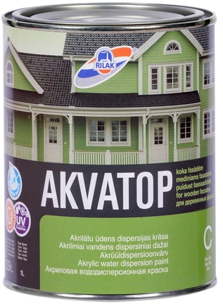Dažai RILAK AKVATOP C bazė (tonuojami) 900 ml.