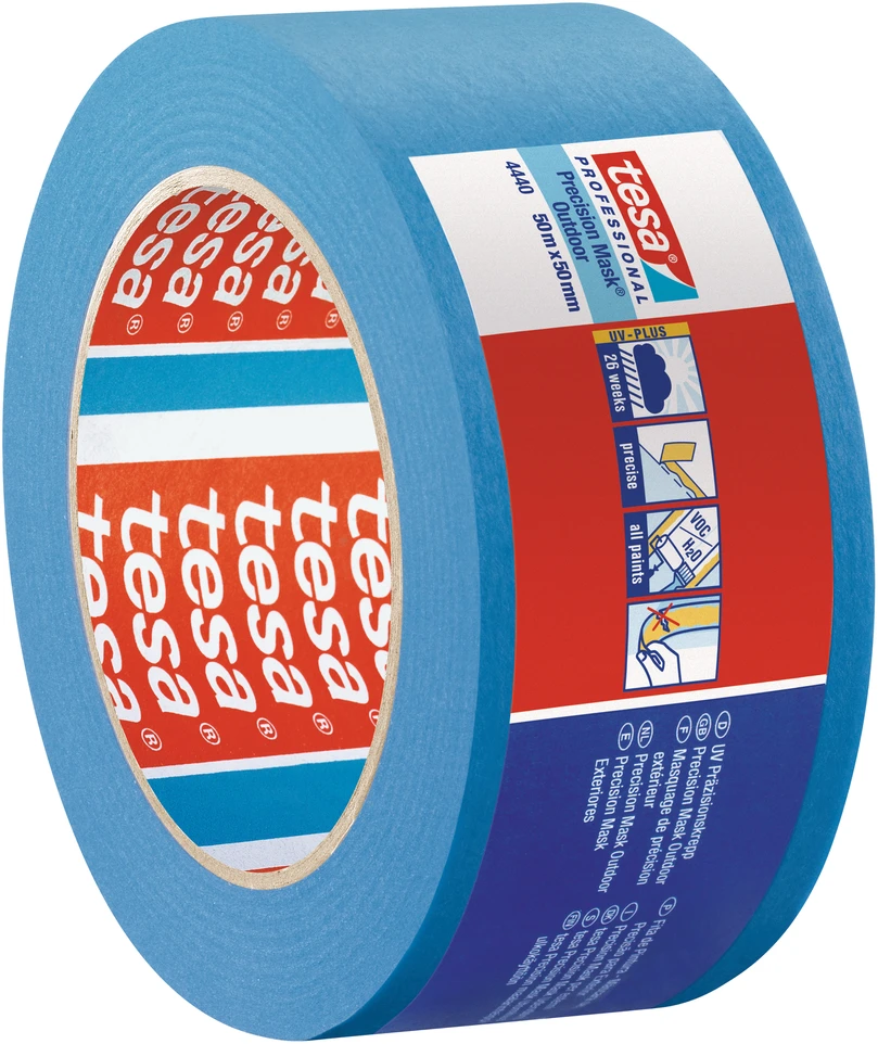 Dažymo juosta Tesa, 50 m x 5 cm