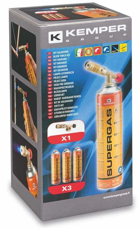 Dujos „KEMPER" SUPER GAS rinkinys 3+1