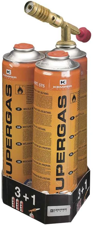 Dujos „KEMPER" SUPER GAS rinkinys 3+1