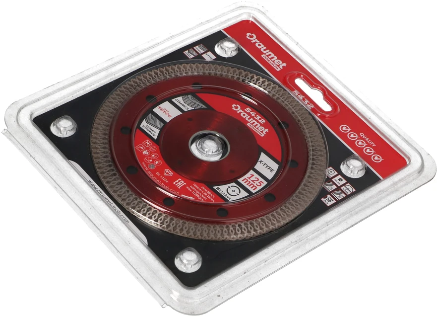 Diskas Draumet PCN X-tipa 125mm plytelėms