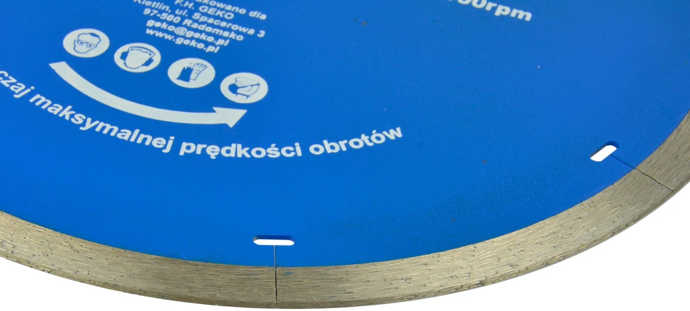Deimantinis diskas Geko PCN 125x22x1.2mm