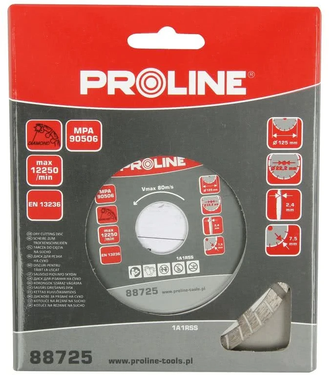 Deimantinis diskas Proline PTT Turbo 125x22mm