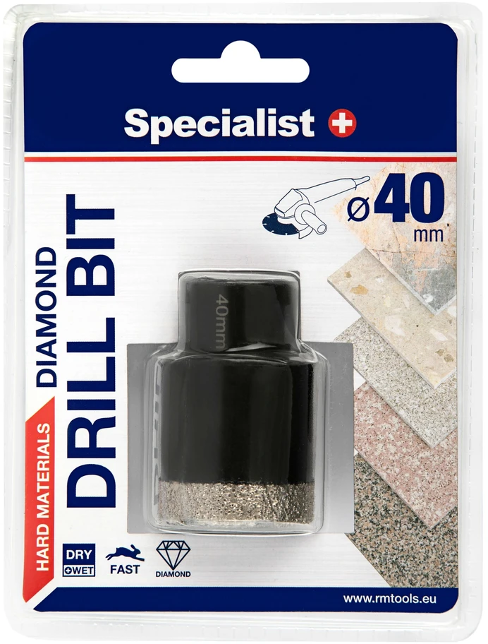 Grąžtas Deimantinis grąžto antgalis „Specialist+“, 4 cm