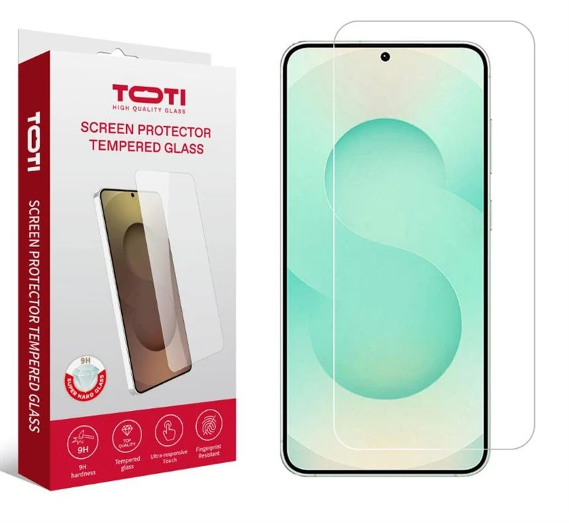 TOTI TEMPERED glass 2D screen protector for Samsung Galaxy S24 FE/S25 FE/A36 /A56 /A37 /A57/A27/ S26 FE