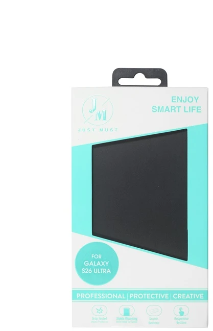 Dėklas Just Must JM STAND FLIP CASE for Galaxy S26 Ultra Juodas