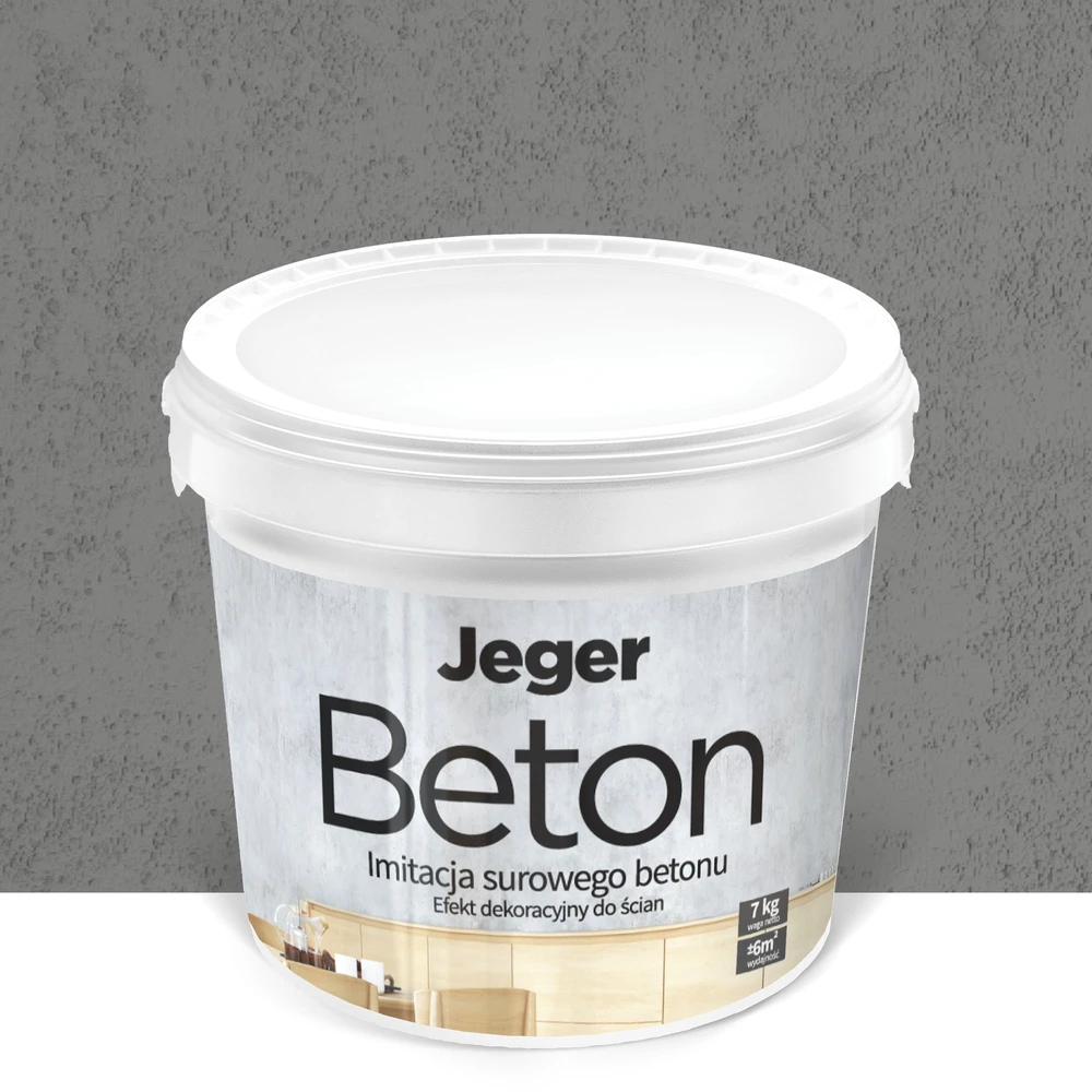 Carruzzo PLASTER DECOR JEGER BETON 7KG ROMA