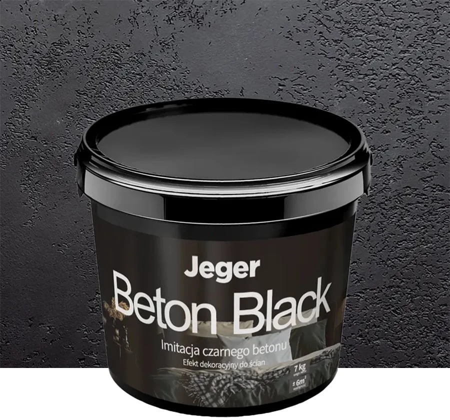 Carruzzo PLASTER DECOR JEGER BETON Juodas 7KG