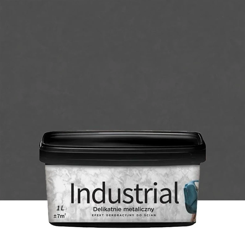 Dekoratyvinis tinkas, sienoms Jeger Industrial Bazalt, bazalt, 1 l
