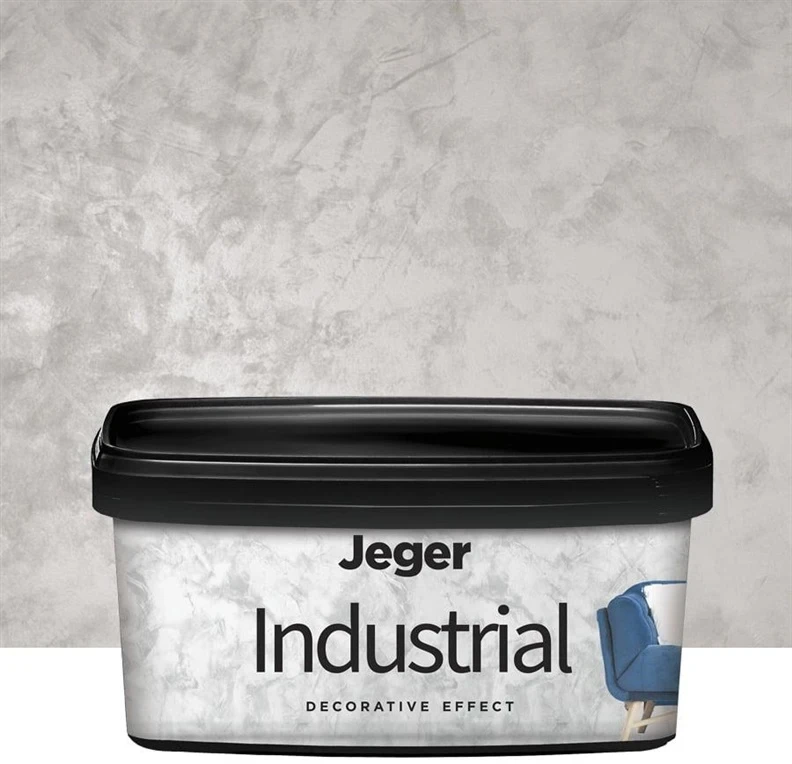 Dekoratyvinis tinkas, sienoms Jeger Industrial Quartz, 1 l