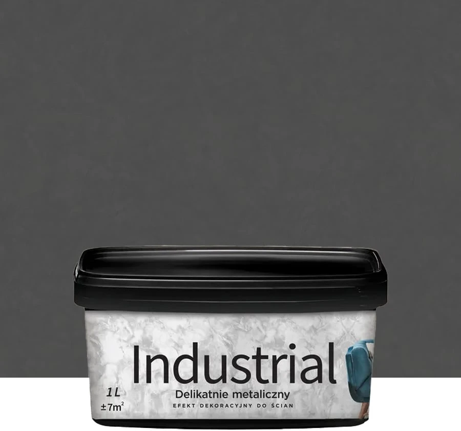Dekoratyvinis tinkas, sienoms Jeger Industrial Bazalt, bazalt, 1 l