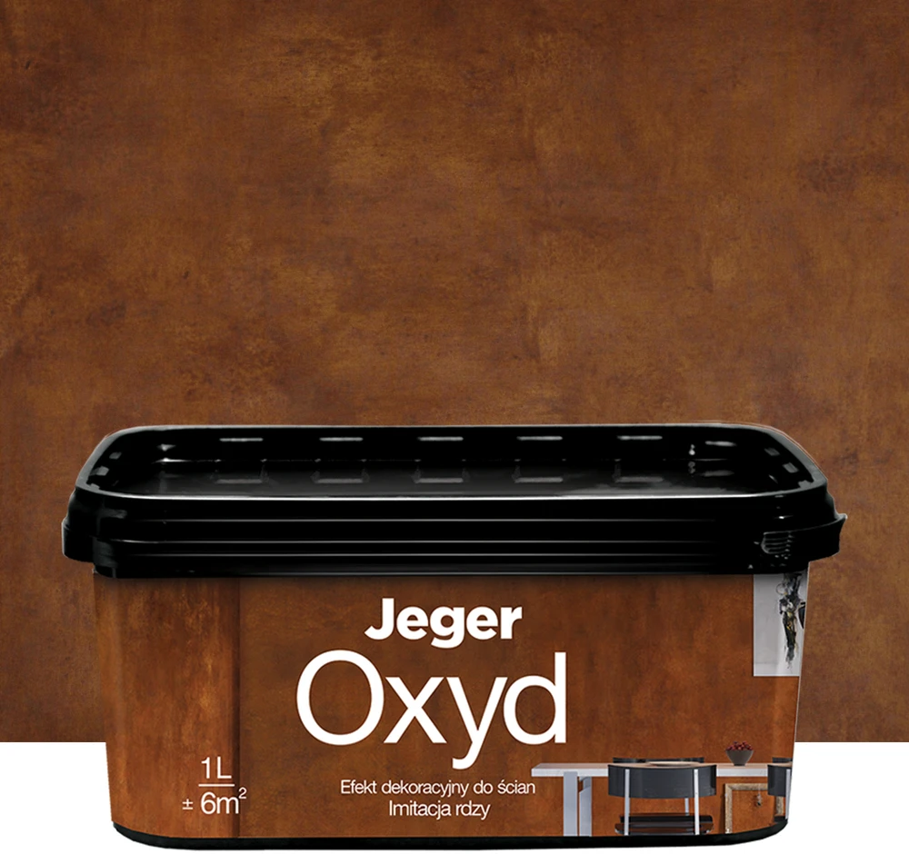Dekoratyvinis tinkas, sienoms Jeger Oxyd, oxyd, 1 l