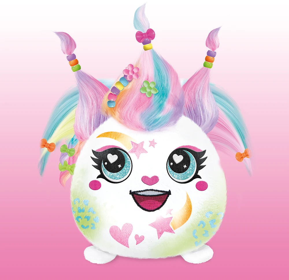 Pliušinis žaislas su plaukų dažymo rinkiniu Canal Toys Airbrush Plush Hair'iffic
