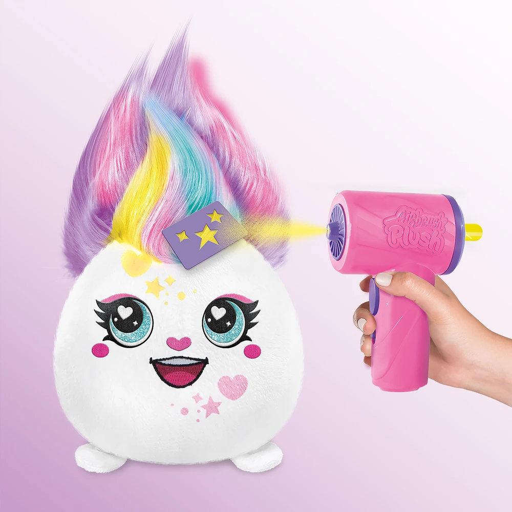 Pliušinis žaislas su plaukų dažymo rinkiniu Canal Toys Airbrush Plush Hair'iffic